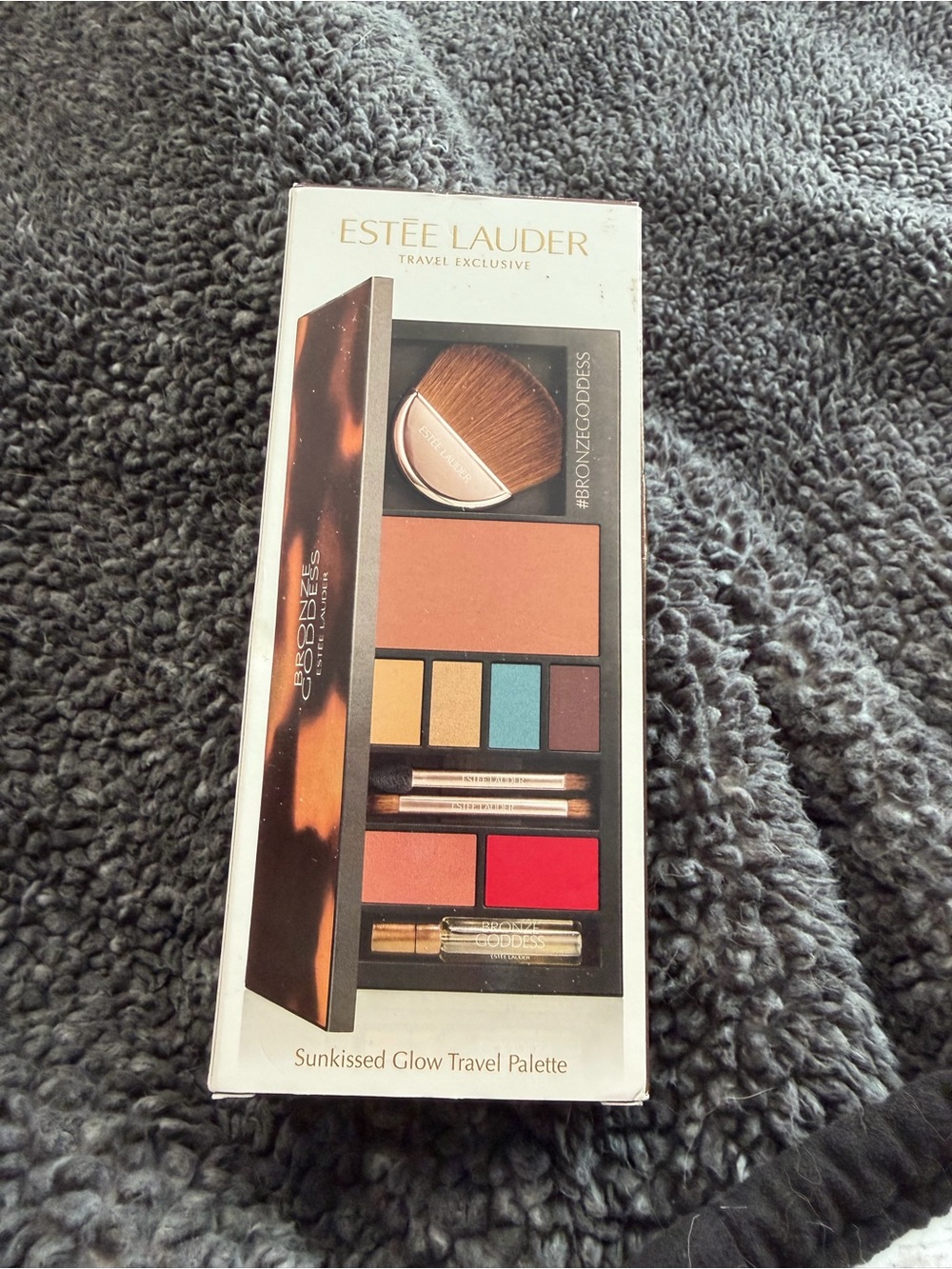 Estee Lauder Sunkissed Glow Palette - Bronze, Peach, Gold, Teal, Coral, Red